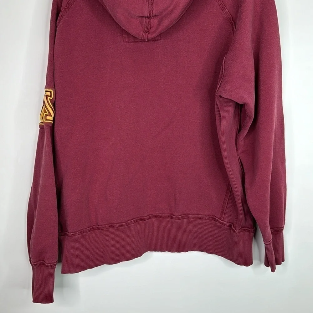 Colosseum Athletics Minnesota Gophers Hooded Full Zip Sweatshirt Medium